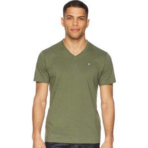 PSYCHO BUNNY V-neck T-shirt Lg In Kalamata